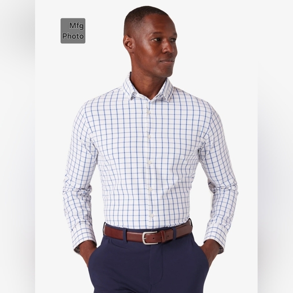 Mizzen+Main Other - Mizzen+Main Leeward Dress Shirt, Mens Small